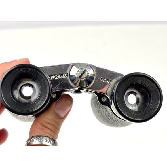 VTG Bushnell Sportview 4x30 Binoculars Compact Pocket Size Japan w/ Leather Case - Picture 8 of 16